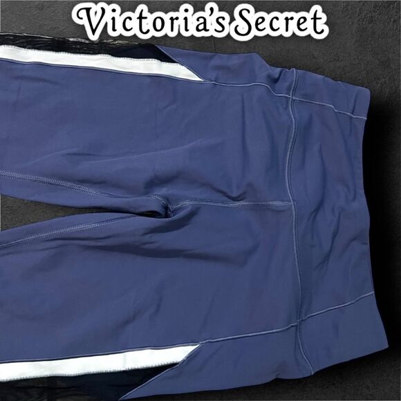 HTF EUC Victoria’s Secret VSX Sweat On Point Exposed Legging mesh detailing - S - Picture 6 of 11
